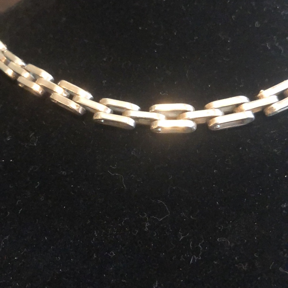 Unique Sterling Silver Chain Link Bracelet - Picture 3 of 7
